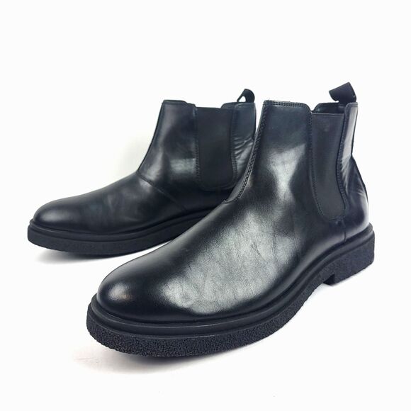 Abound Reese Black Faux Leather Chelsea Boots Size 11.5M - Picture 1 of 13